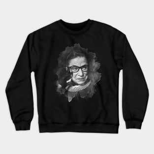 Ruth Bader Ginsburg Watercolor Crewneck Sweatshirt